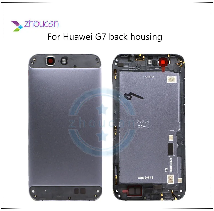 Для Huawei Ascend G7 оригинальная Задняя крышка батареи корпус с кнопкой громкости