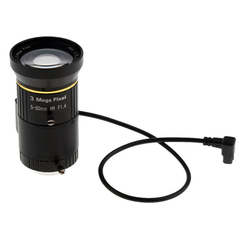 DC Авто Iris ручной зум CS крепление объектива 3MP F1.4 Starlight объектив 5 50 мм 10X