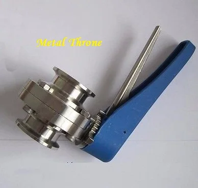 1 &quot25 мм SS304 Нержавеющая сталь санитарно-tri-clamp клапан выжать триггера для