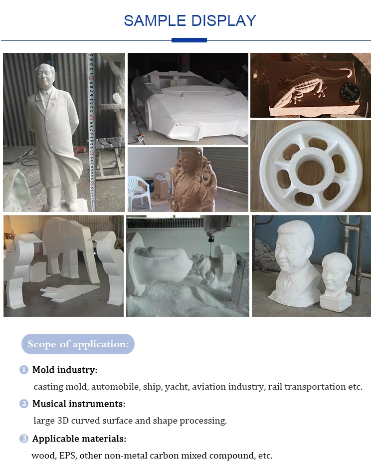Cnc 4 осевой фрезерный станок с ЧПУ фрезерный станок для древесной пены