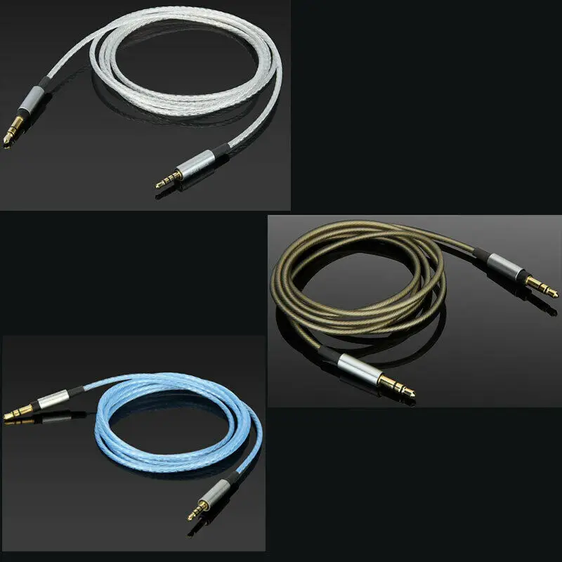 Сменный обновленный посеребренный аудиокабель для наушников klipsch ON EAR/OVER EAR BT Shure