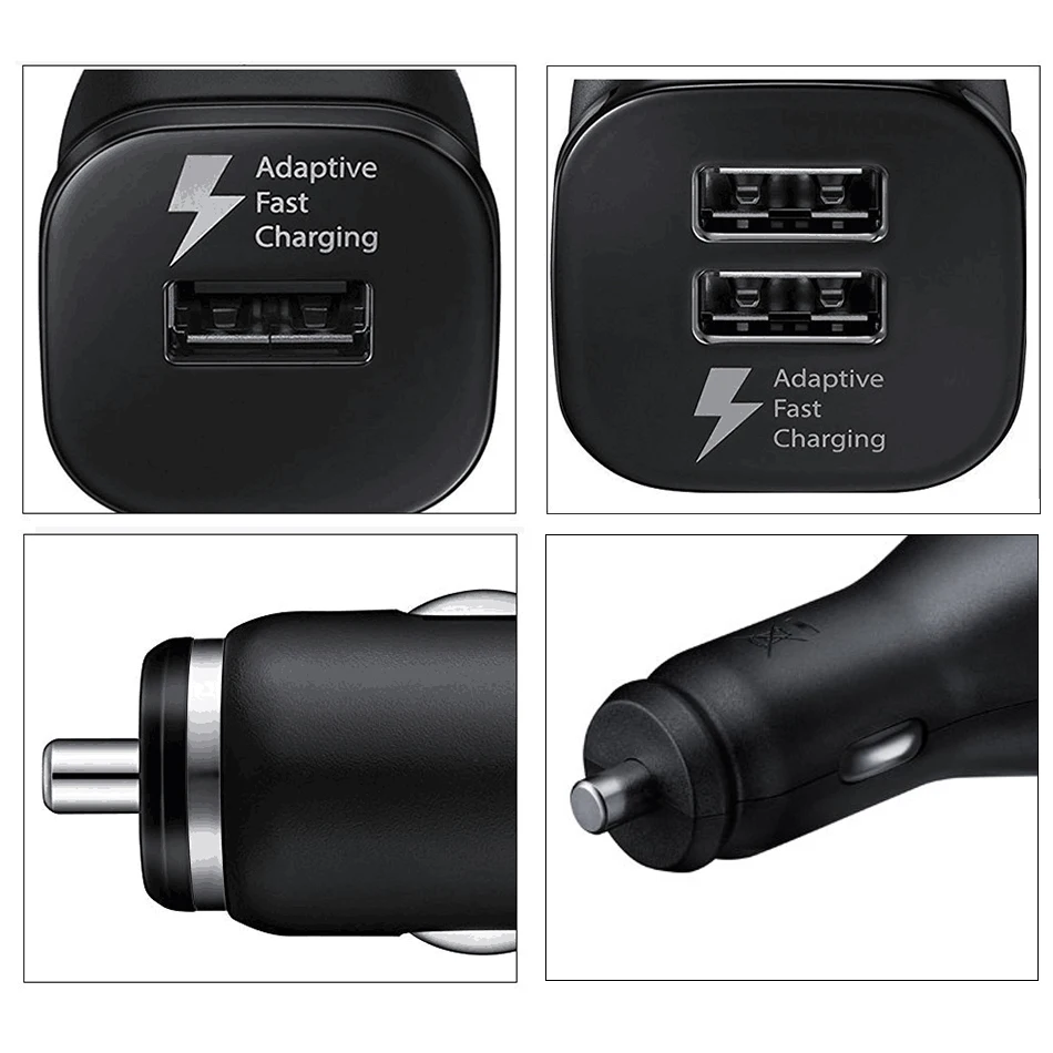 Samsung S9 S8 plus, автомобильное зарядное устройство, быстрая зарядка, 2 USB, адаптер 9V1. 67A и 5V2A 3,0, кабель usb type C, Note8 S 9 S 8 Note8 C5 C7 C9pro