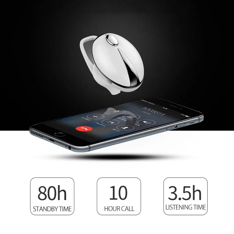 Beetle мини беспроводные Bluetooth Наушники V4.1 в ухо гарнитура стерео музыка невидимый наушник для вождения автомобиля телефон Спорт