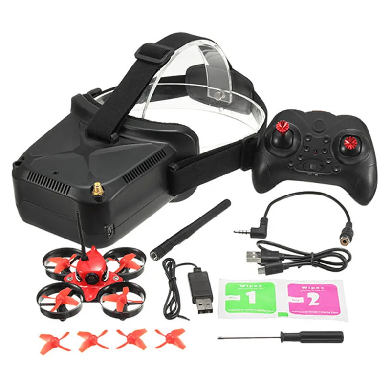 Eachine E013 микро FPV RC гоночный Квадрокоптер с 5 8G 1000TVL 40CH камерой VR006 VR 006 3 дюймовые очки