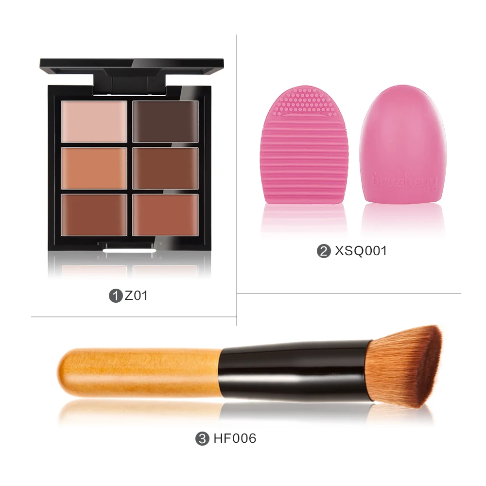 Натуральный Профессиональный консилер палитра макияж Тональная основа для лица