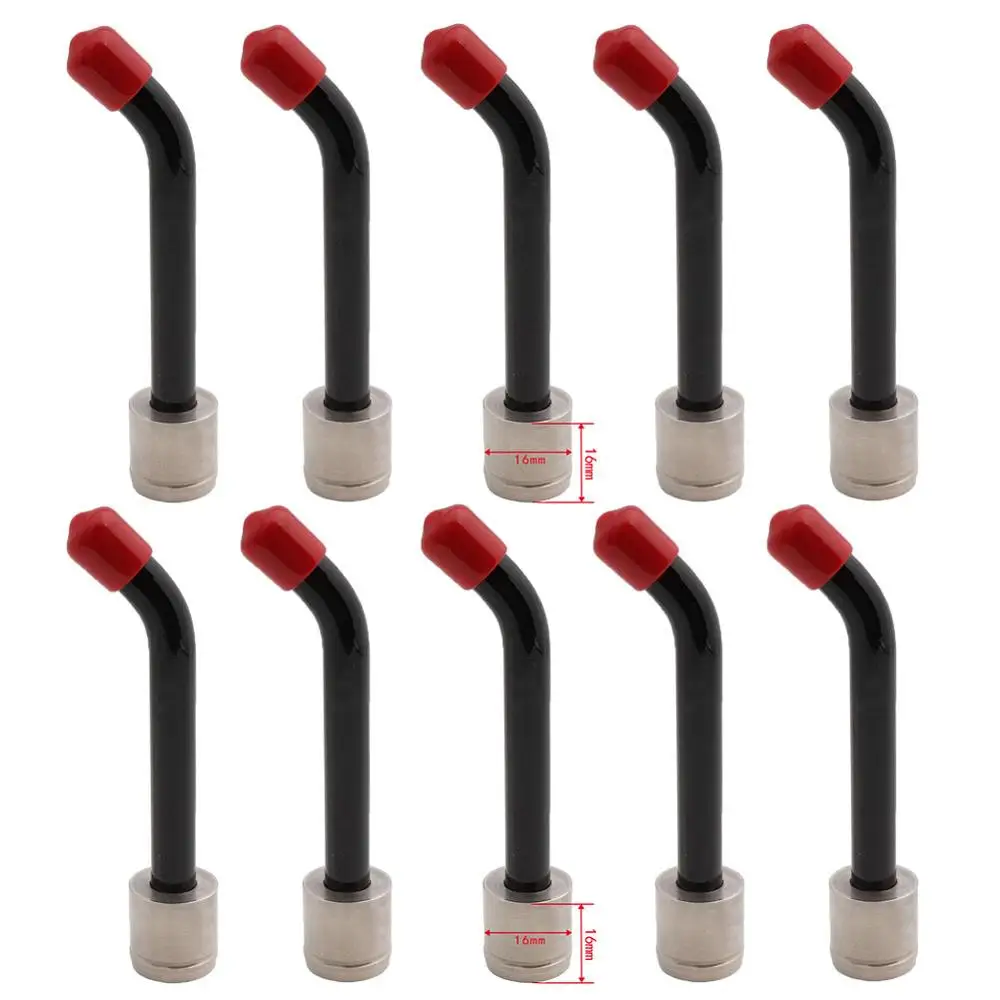 10pcs Universal Dental Optical Fiber Guide Rod Tips For Dental LED Curing Light Lamp 16x16mm