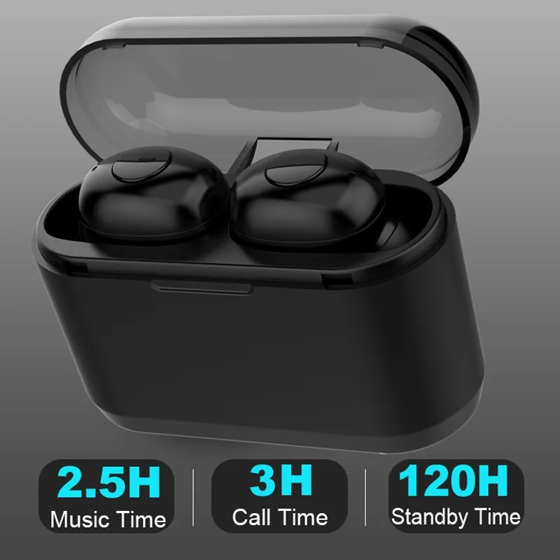 Мини T1 СПЦ V5.0 Bluetooth наушники 3D True Беспроводной стерео с микрофоном Портативные Hi Fi