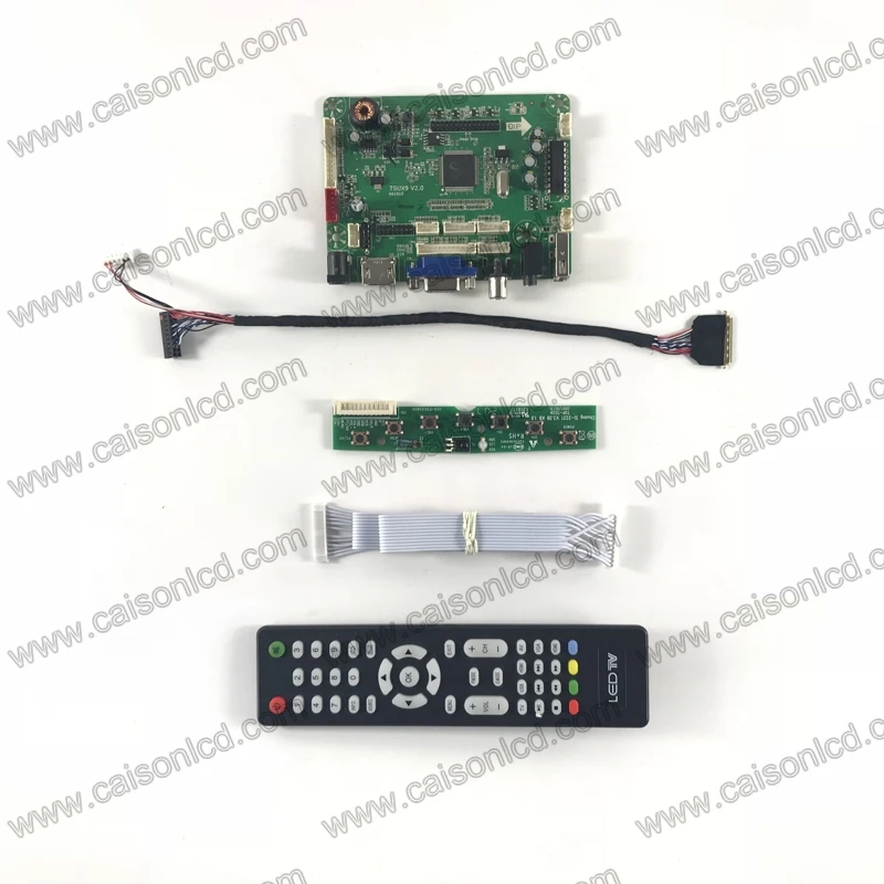 TSUX9 V2.0 ЖК дисплей плата контроллера с VGA AV аудио 5V панель 15 6 дюймов 1366X768 LP156WH3 TLL2