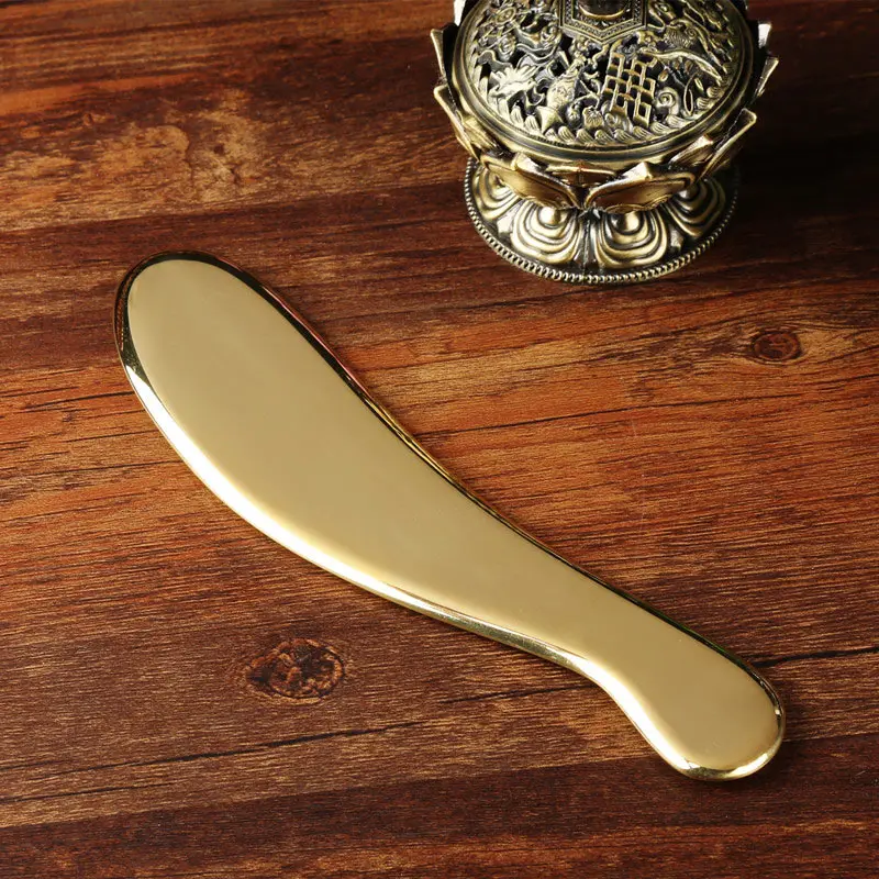 Латунная Медная доска Gua Sha семейная Guasha для акупунктуры аксессуары спа| |