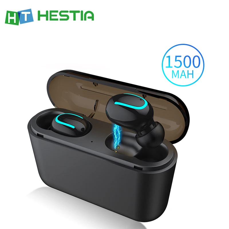 HESTIA Q32 Bluetooth 5 0 беспроводные наушники TWS спортивные гарнитура футляр для наушников