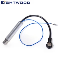 eightwood am fm antenna adapter aftermarket iso male right angle amplified cable for alpine pioneer kenwood jvc sony dab tuner