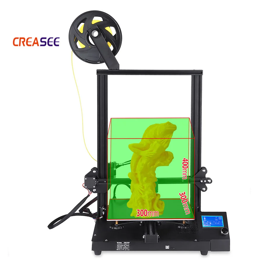 Creasee 3d принтер CS10 Высокоточный 3d принтер DIY Набор самостоятельной сборки с обновлением, печать на CS10 3d принтер