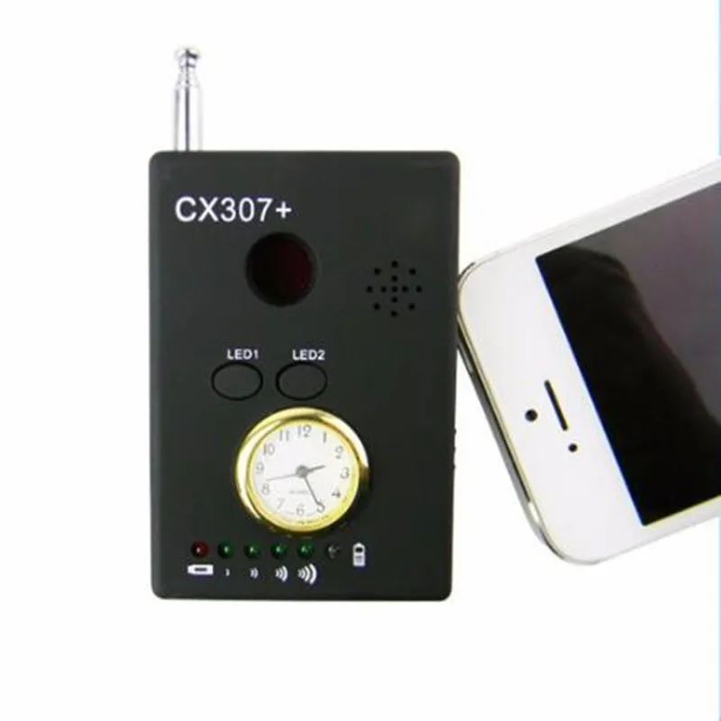 CX307 многофункциональная Беспроводной радиочастотного сигнала Камера детектор шпион Камера Finder с Часы сотовый телефон бустер ИК светильник... от AliExpress WW
