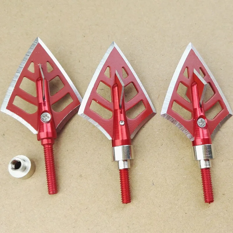 

Hunting Broadheads 4 Blades Arrowhead 125Grain Arrow Point Target Shooting Tips Crossbow Compound Recurve Bow Head