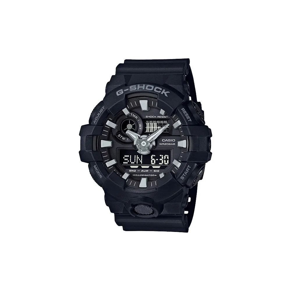 Quartz Wristwatches Casio for mens GA 700 1B Watches Mans Watch Wristwatch Wrist men G Shock|Мужские спортивные часы| |