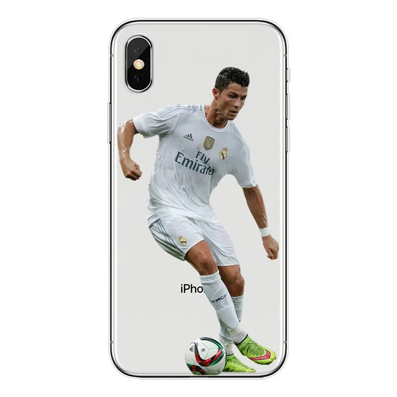 Футбол Звезда настоящий Криштиано Роналдо hardshell iPhone 5 5S SE 7 XR XS Max6 6 SPlus 8 8 Plus X XS XR MAX