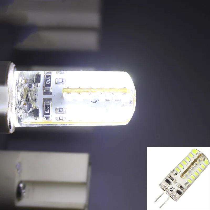 1 шт./лот 48 светодиодных ламп G4LED лампа AC/dc 12V 4W светодиодные лампы 3014SMD