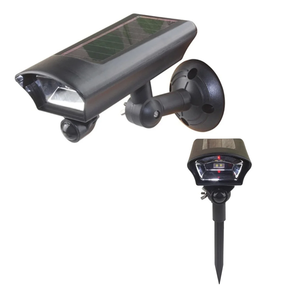 Супер яркий 2Led Солнечный садовый светильник высокая копировальная камера
