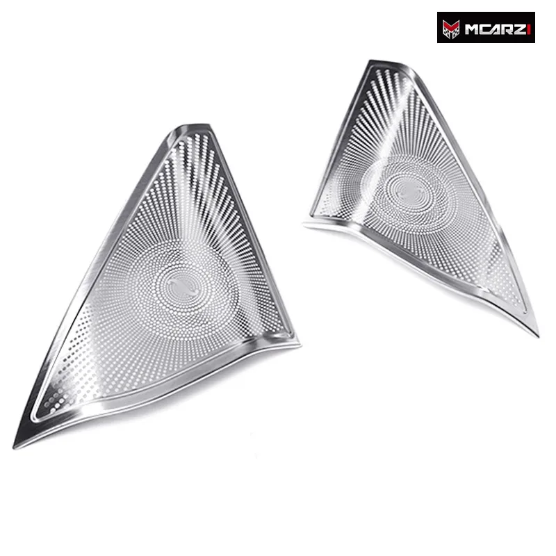 2 шт. декоративные аксессуары из нержавеющей стали для отделки салона автомобиля