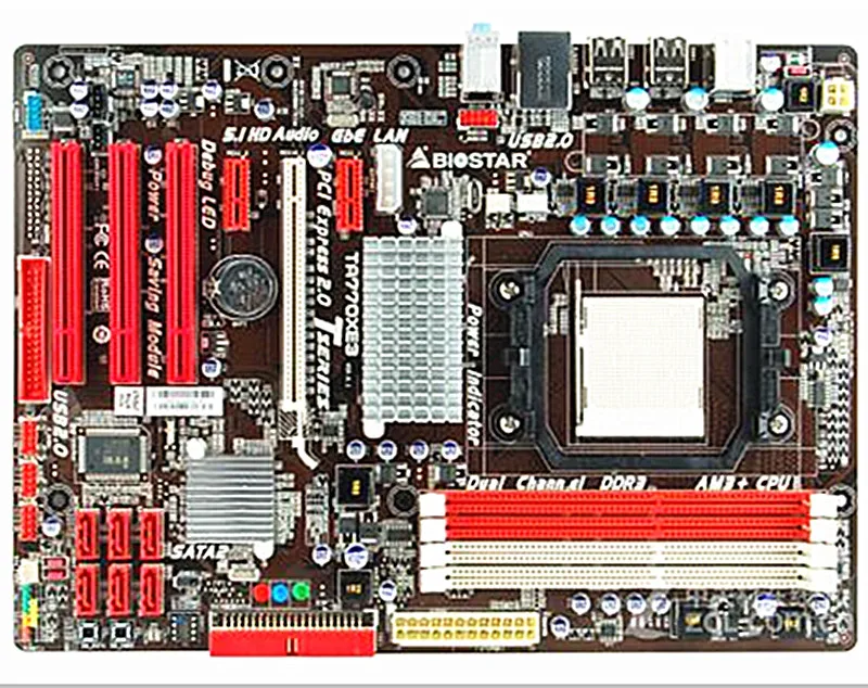 Оригинальная материнская плата для AMD 780 Biostar TA770XE Socket AM3 DDR3 Настольная | Компьютеры
