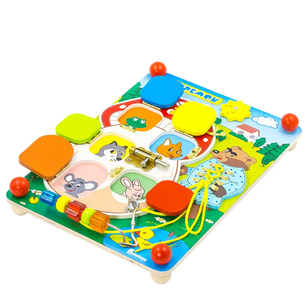 Бизиборд &quotТеремок&quot Alatoys. Размер доски 35см*25см|puzzle|toy puzzlepuzzle toy |