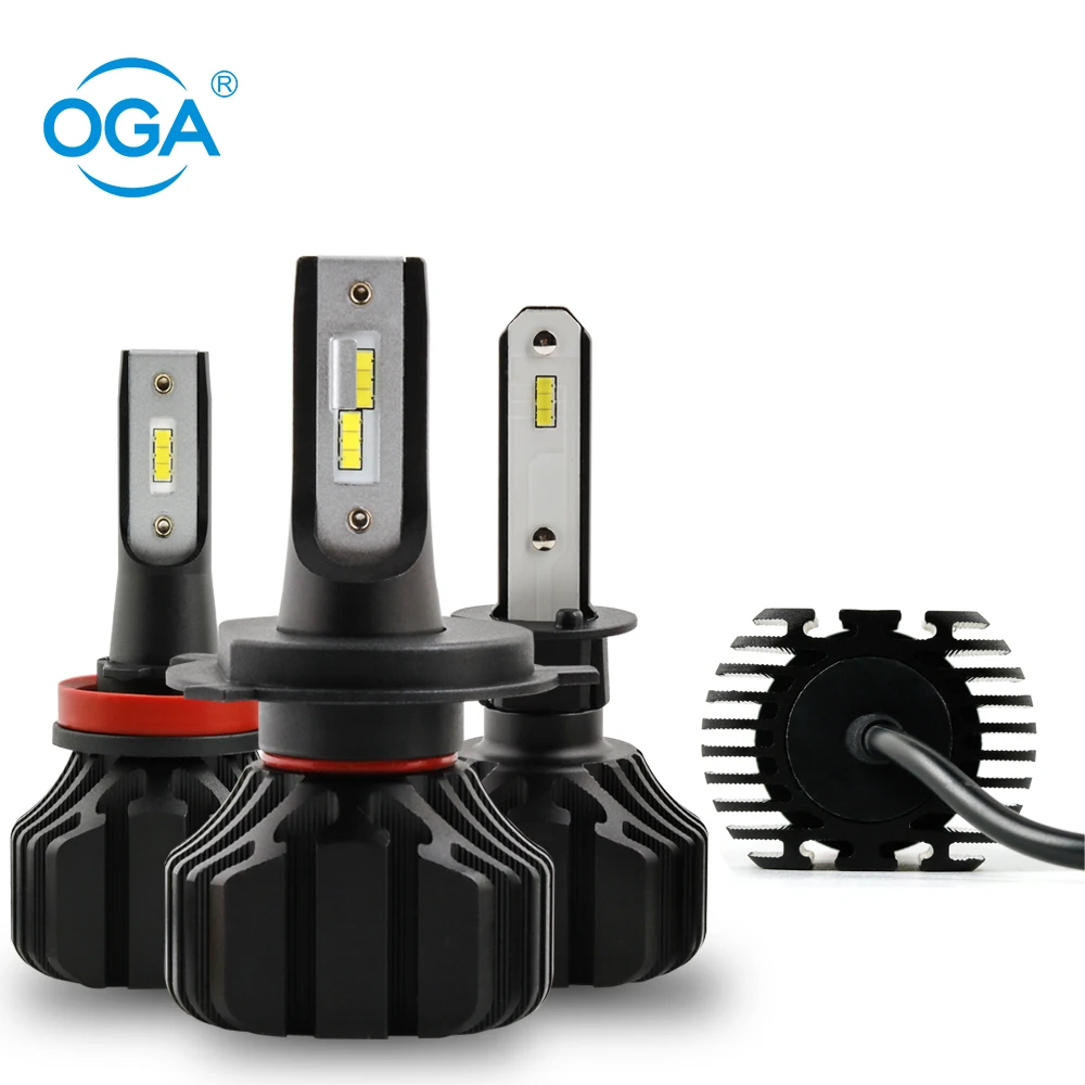2 шт. Автомобильные светодиодные лампы H1 H3 H4 H7 H11 9005 9006 12 в лм|Передние LED-фары для
