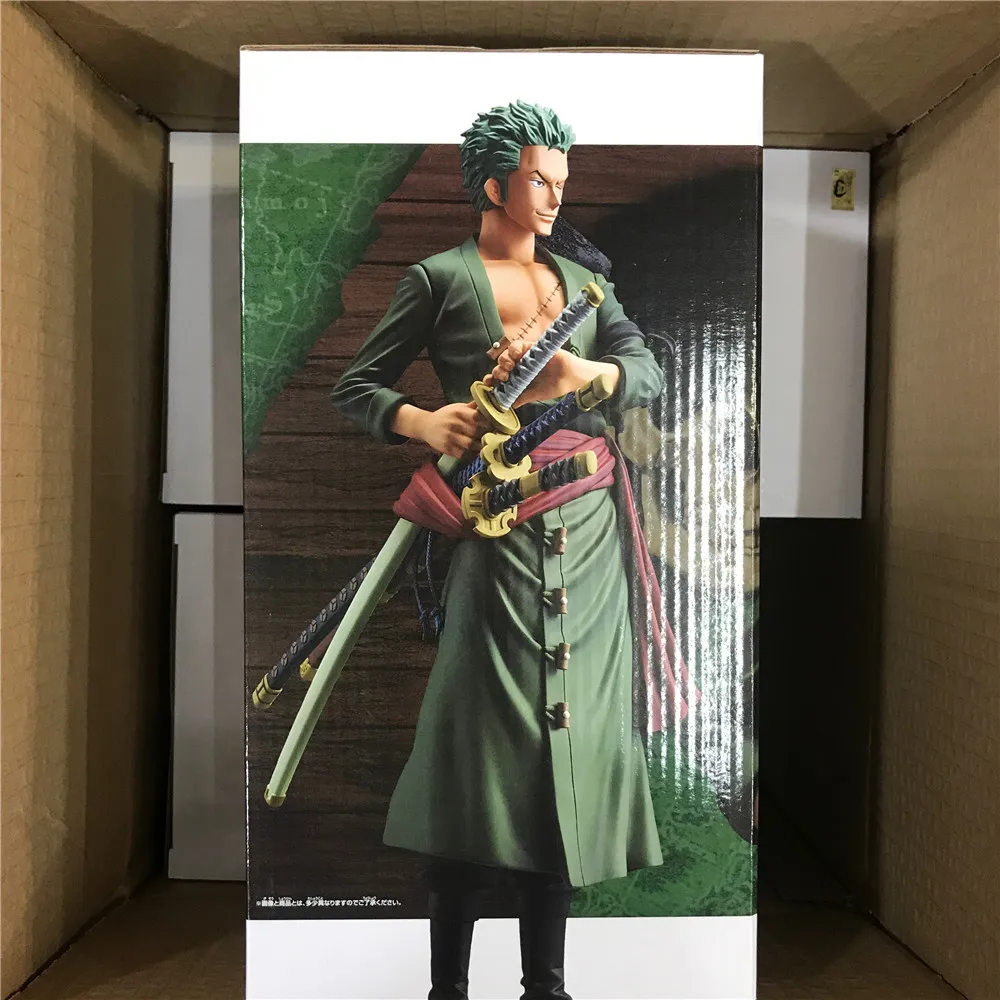 Оригинальный Banpresto one piece OP Grandista The Grandline для мужчин Roronoa Zoro фигурку ПВХ модель