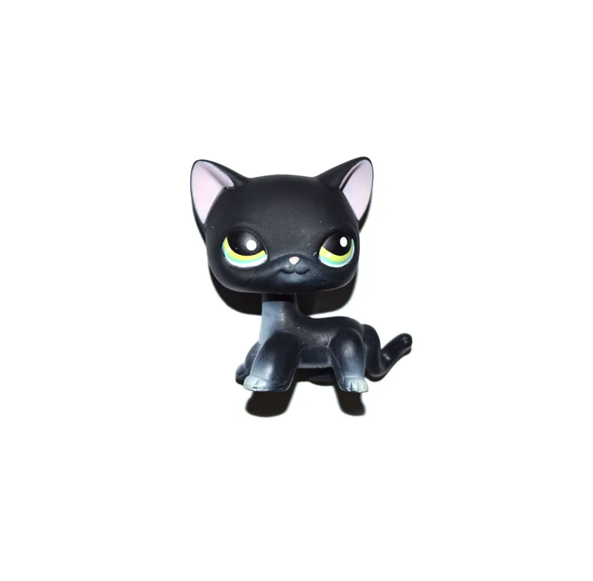Pink Black Pet Shop белый, черный, фиолетовый, желтый, коричневый, розовый, блестящий, с короткими волосами, кошка, большой датчан, даусчоунд, коллекция, свободная фигурка, детская игрушка - Цвет: Pink Black