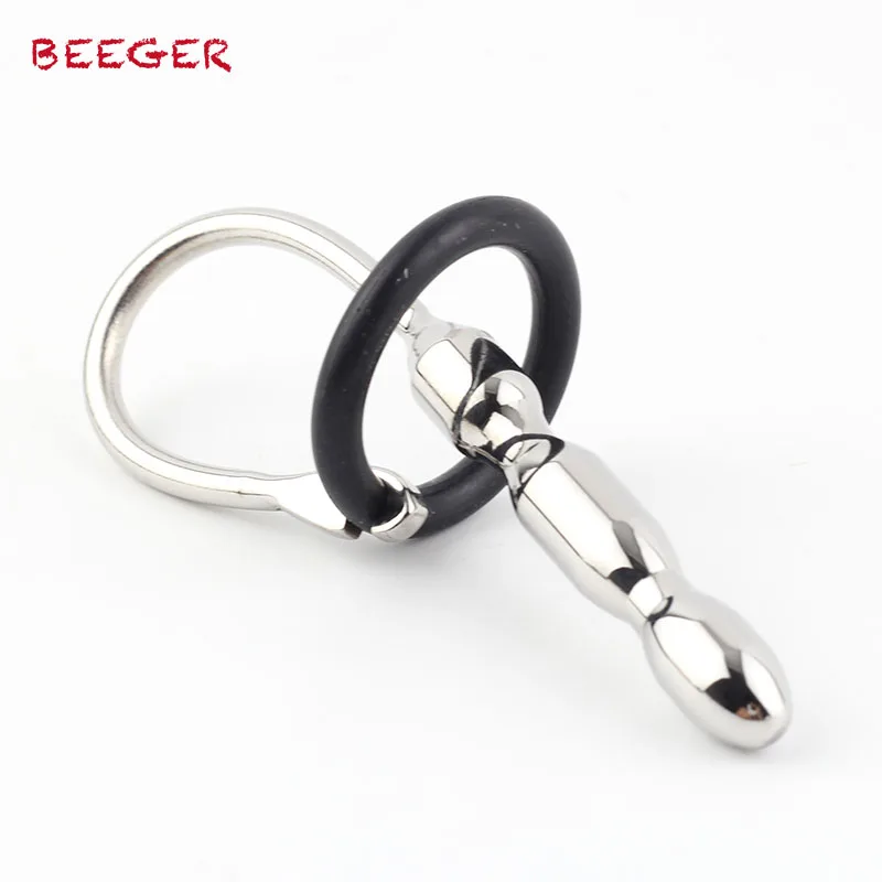 Звуковые игрушки BEEGER гладкий катетер из нержавеющей стали 3 мяча/2 кольца