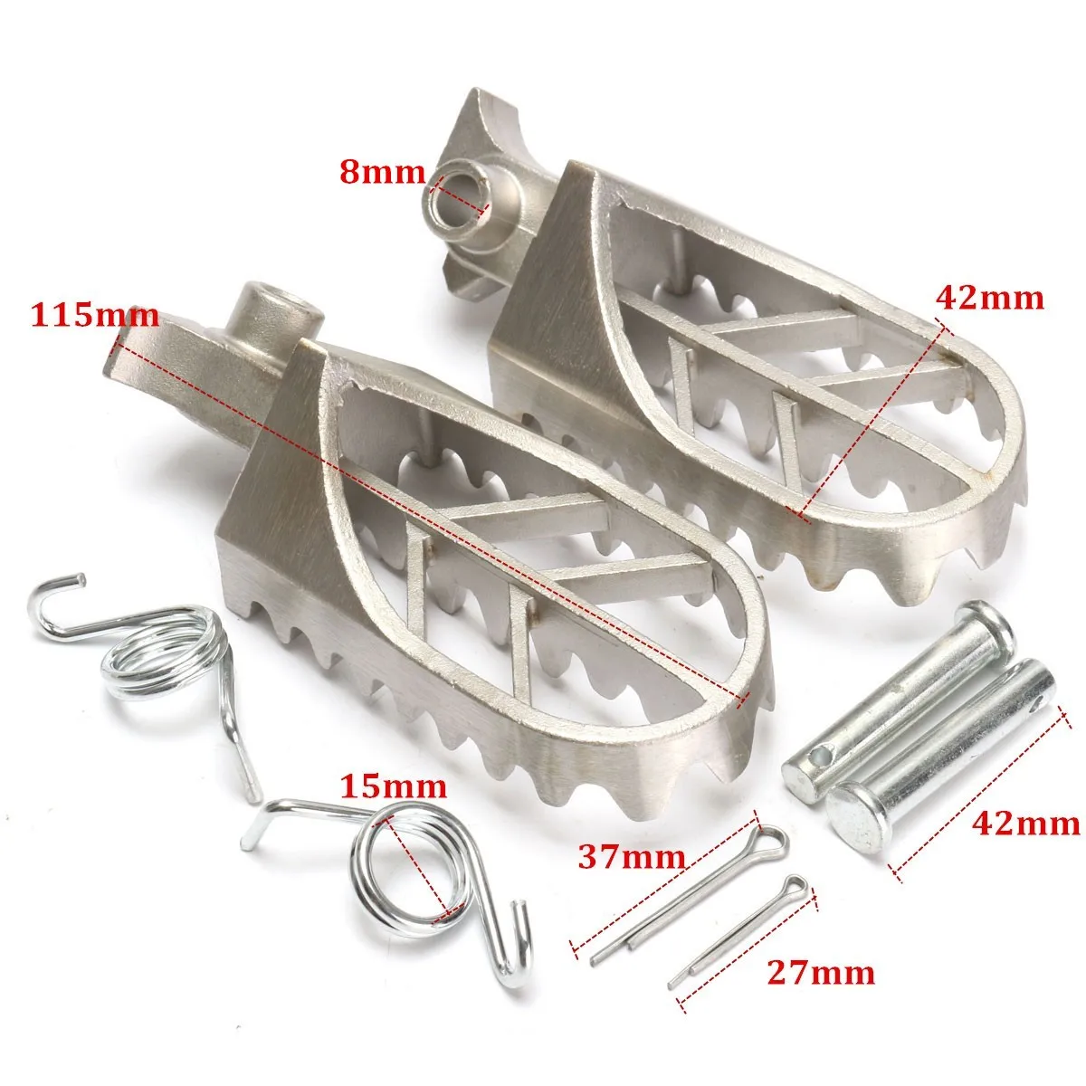 1 компл. Ножной педаль из нержавеющей стали для мотоцикла Yamaha YZ85 YZ125 YZ250 YZ450F