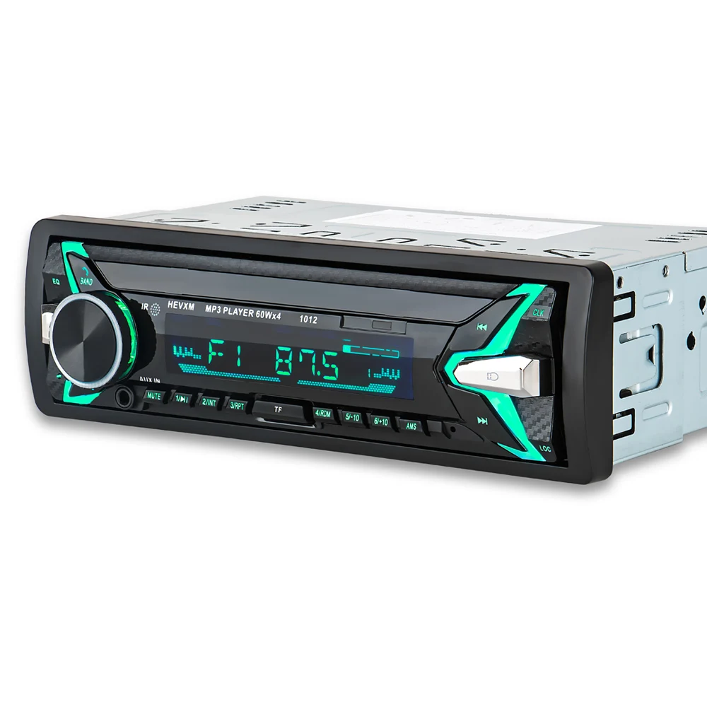 Автомобильный Радио стерео плеер цифровой Bluetooth MP3 60Wx4 FM аудио SD USB MMC WMA