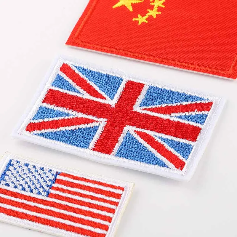 Iron on USA, США, Соединенные Штаты, Канада, Турция, Германия, Россия, Великобритания, Чешский Национальный флаг, вышитые нашивки для одежды