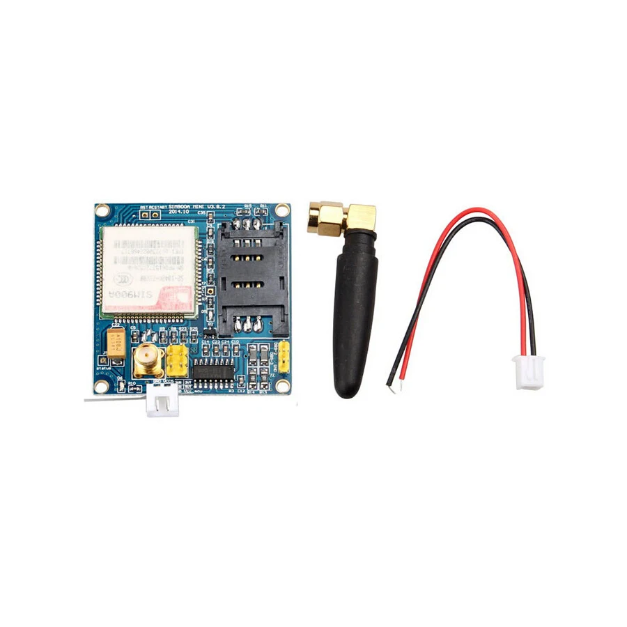 ShenzhenMaker магазин SIM900A беспроводной модуль GSM GPRS Щит+ антенна для Arduino