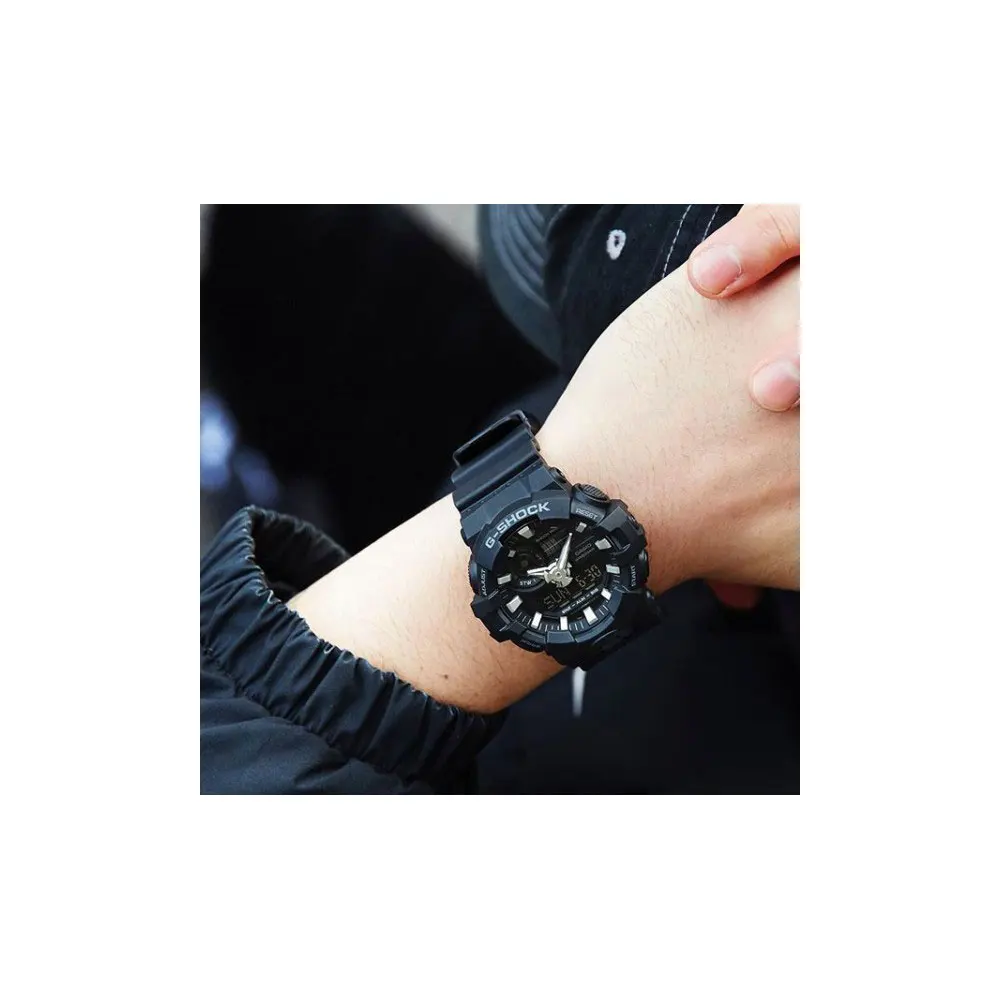 Quartz Wristwatches Casio for mens GA 700 1B Watches Mans Watch Wristwatch Wrist men G Shock|Мужские спортивные часы| |