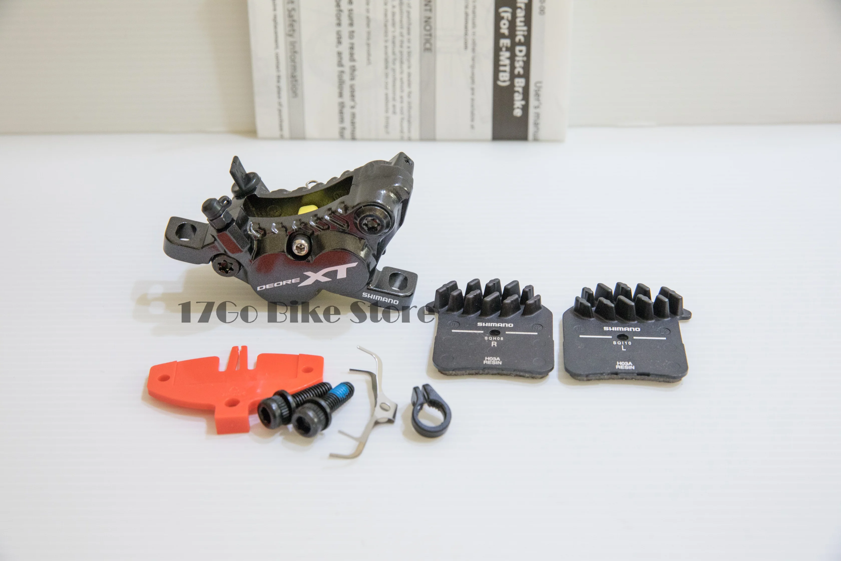 Shimano Deore XT BR-M8020 гидравлический суппорт M8020-H03A Смола четырехпоршневой | Спорт и