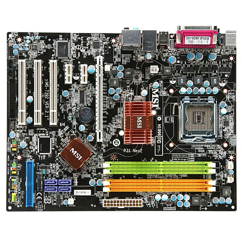 Для MSI P31 Neo2 F оригинальный использоваться для настольных ПК разъем LGA 775 DDR2 SATA2 USB2.0