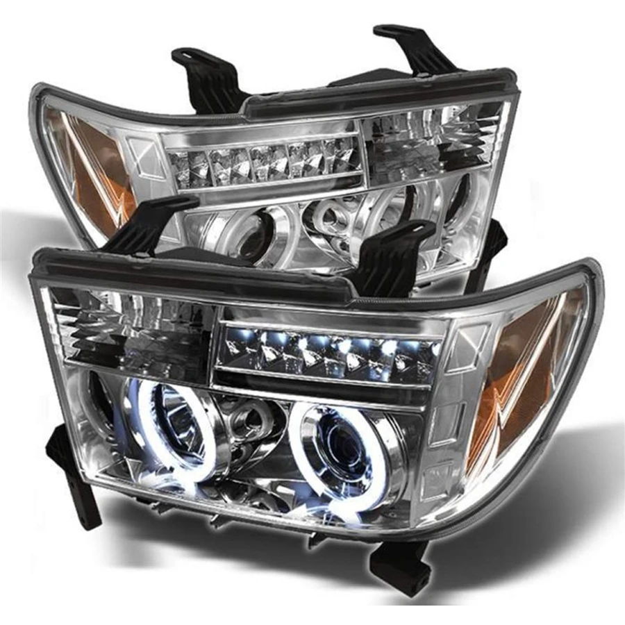 Комплект фар для TOYOTA TUNDRA / SEQUOIA 2007 2008 2009 2010 2011 2012 2013 2014 2016 2017 фары хромированные