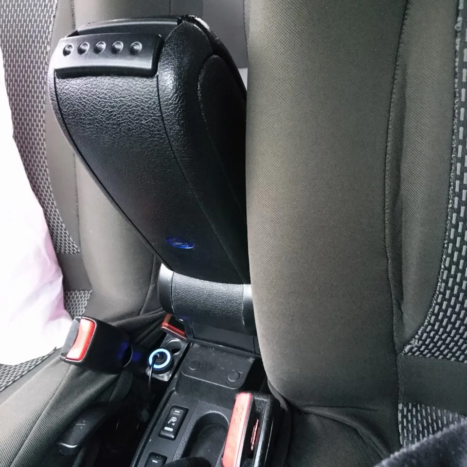 Для Nissan Tiida 2004 2014 (1 го поколения левый руль) Подлокотник с внутренним боксом