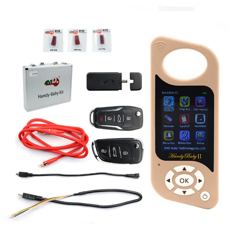 Rose Golden Handy Baby 2 Ручной Bluetooth Автомобильный ключ-чип программист Handy Baby II пульт дистанционного обновления/карты копир с G/48 функция - Цвет: Rose Golden