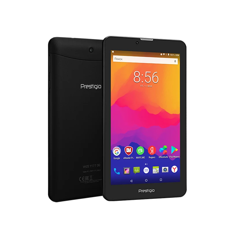 Планшет PRESTIGIO Wize 3427 3G Dual SIM 7''(1024х600) Android 7.0 1GB DDR 8GB Flash 2500mAh battery Dark Gray|Планшеты| |
