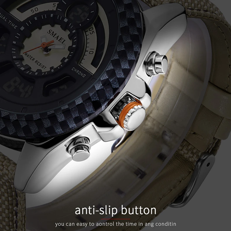 SMAEL relojes hombre повседневные спортивные военные часы мужские светодиодный Мужские часы мужские водонепроницаемые кварцевые наручные часы 1369 армейские мужские часы