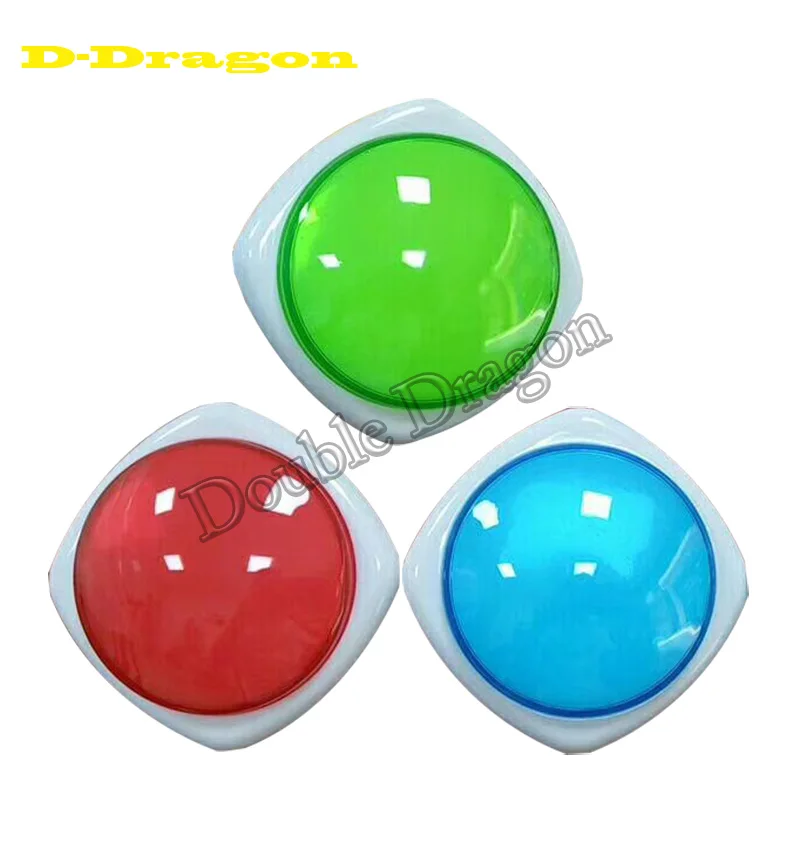 

80mm illuminated 5V/ 12v LED Arcade Push Button with microswitch 4 colors