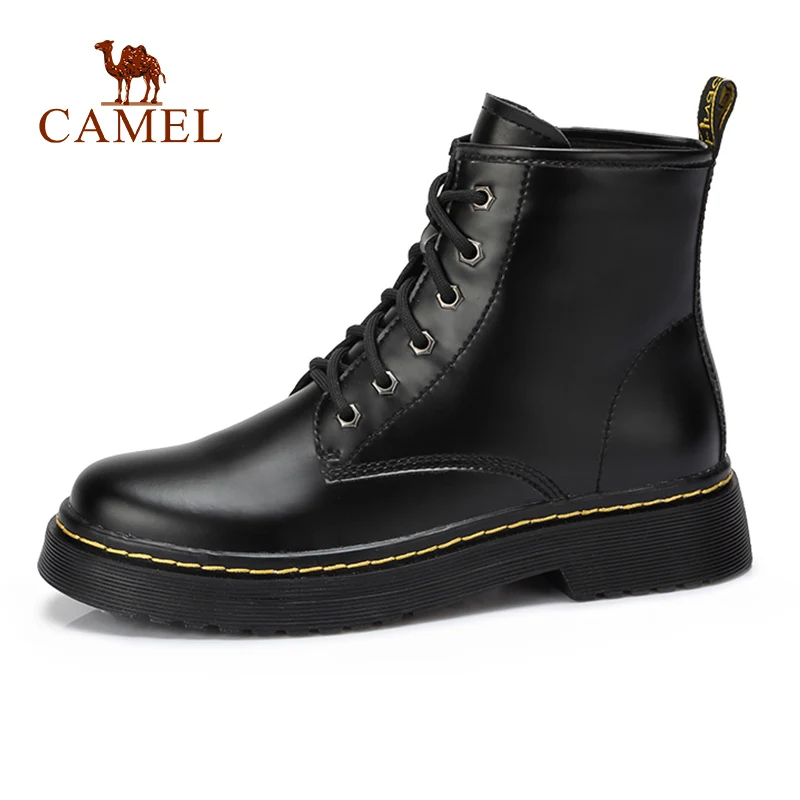CAMEL/новые женские ботильоны Ботинки martin модные повседневные короткие ботинки в