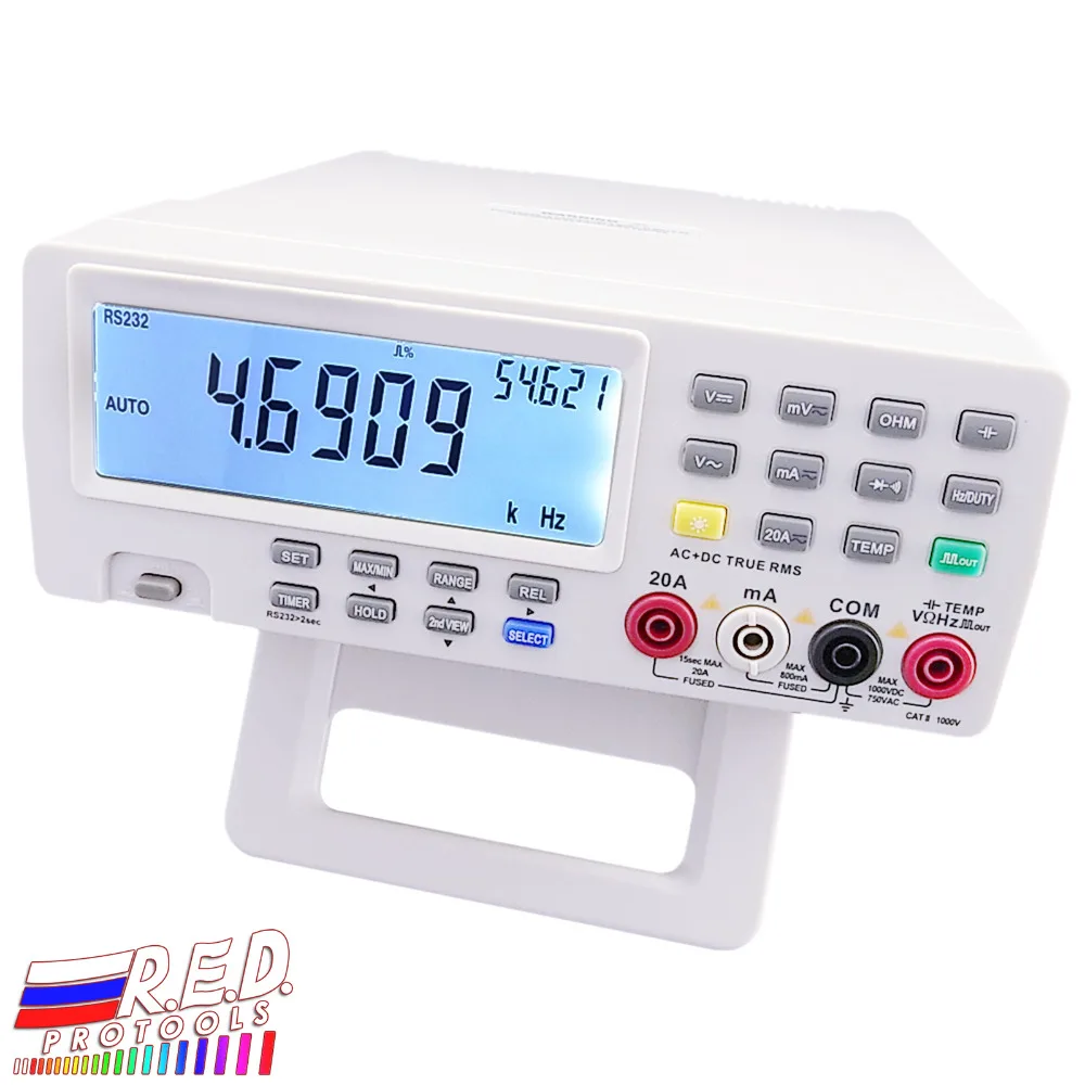 VICHY VC8145 DMM Digital Bench Top Multimeter Temperature Meter Tester PC Analog 80 000 counts Bar Graph w/ 23 segments | Инструменты