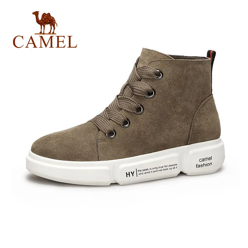 CAMEL/короткие ботинки Сезон Зима Новинка 2018 года повседневные на плоской подошве