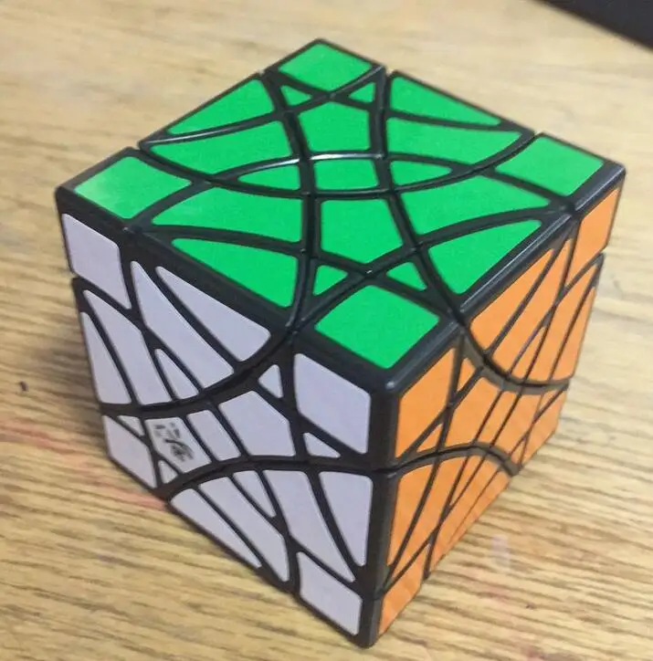 Даян драгоценного камня Cube I II III IV V VI VII VIII прозрачный красный кастрированный Даян 16-оси Шуан Fei Yan Cube/12-оси Bi yI Niao куб - Цвет: ShuangFeiYan Black