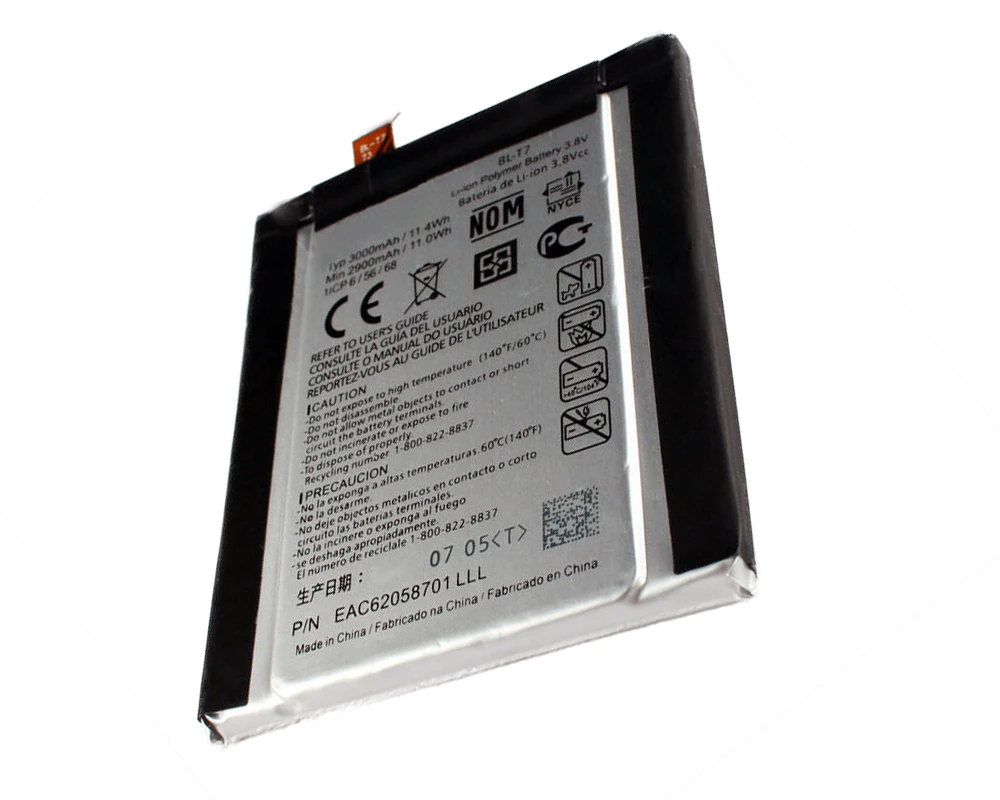 Аккумулятор ISUNOO 3000 мАч BLT7 для LG G2 D800 D801 D802 LS980 VS980|Аккумуляторы мобильных