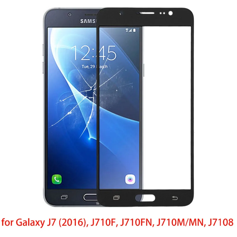 Внешний стеклянный объектив переднего экрана для Galaxy J7 (2016) J710F J710FN J710M/MN J7108 |