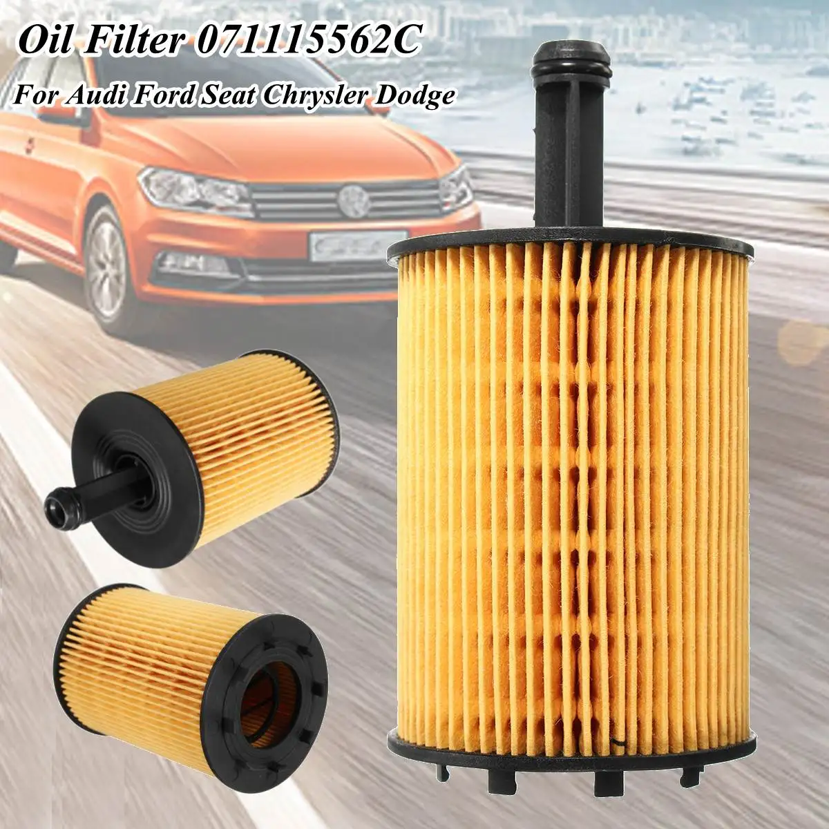 Масляный фильтр 071115562C для Audi Chrysler /Dodge /Ford /Jeep /Mitsubishi Seat /Skoda /VW|Масляные фильтры| |