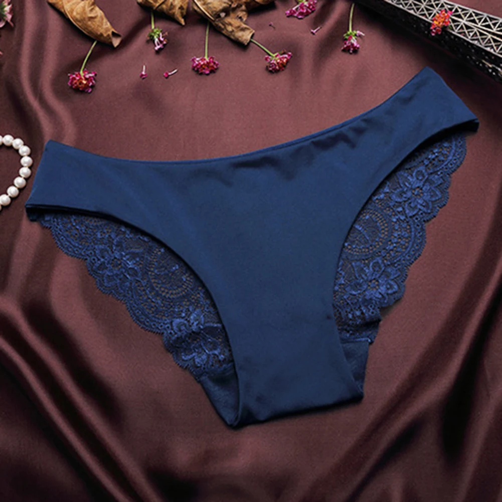 Пикантные Для женщин кружевное платье с цветочным рисунком Трусики для Мягкий